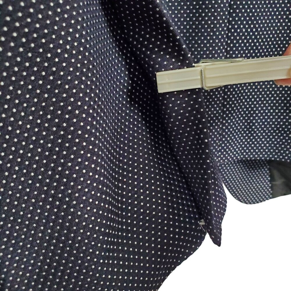 Lord & Taylor Laboratory Men's Size 44R Sportcoat Blazer Micro Polka Dot 2 Butto - Picture 11 of 14